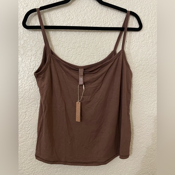 NWT Skims Sleep Spaghetti Tank Top in Jasper Size 4X - Picture 1 of 3